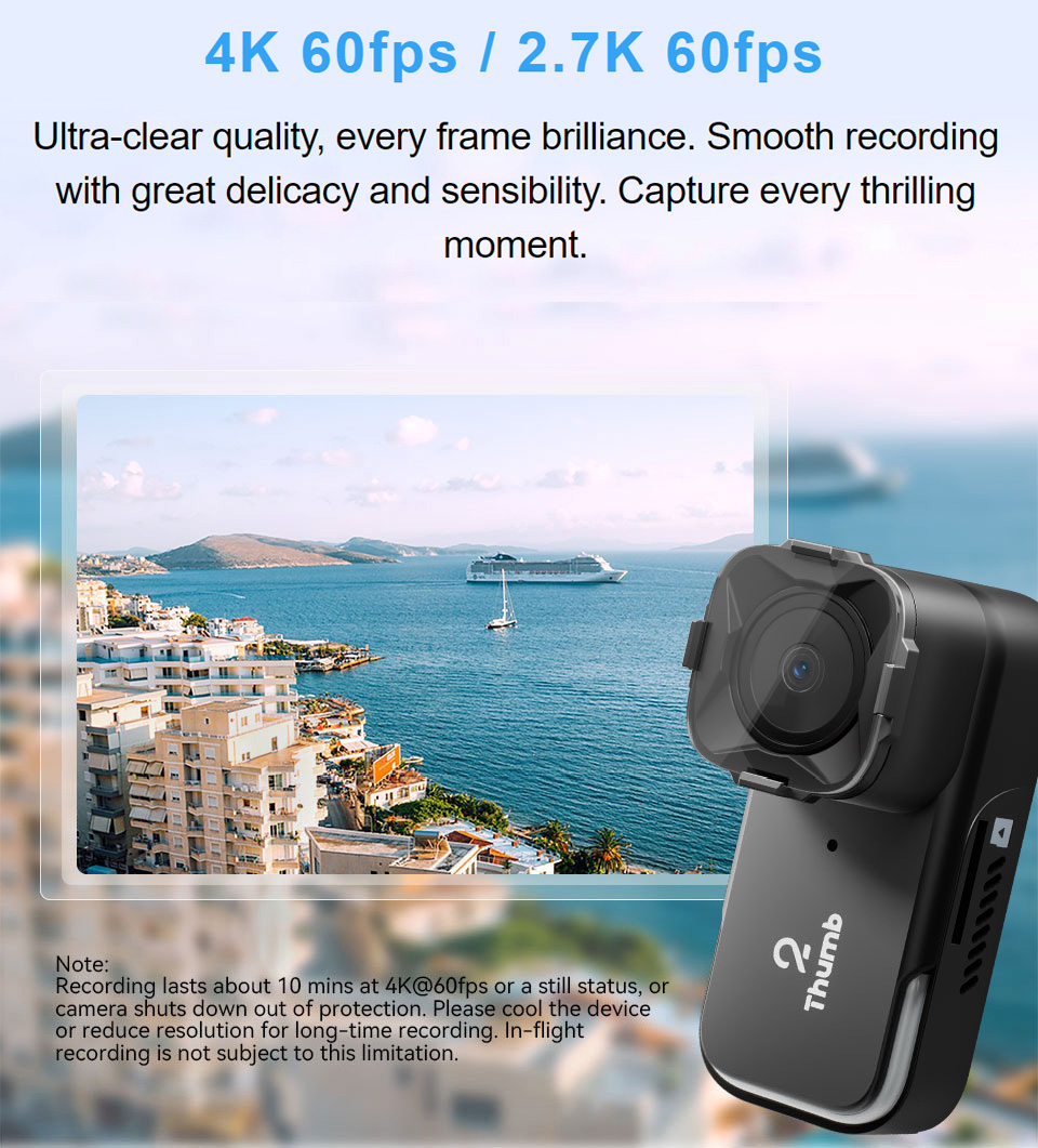 Drone Camera Hd - 新バージョン RunCam Thumb 2 4K 2.7K