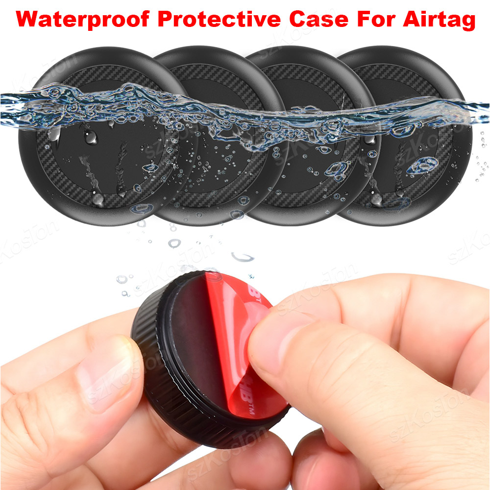 Drone Camera Waterproof - 防水保護ケース AirTag用 粘着ステッカー付き Apple AirTagホルダー 自転車