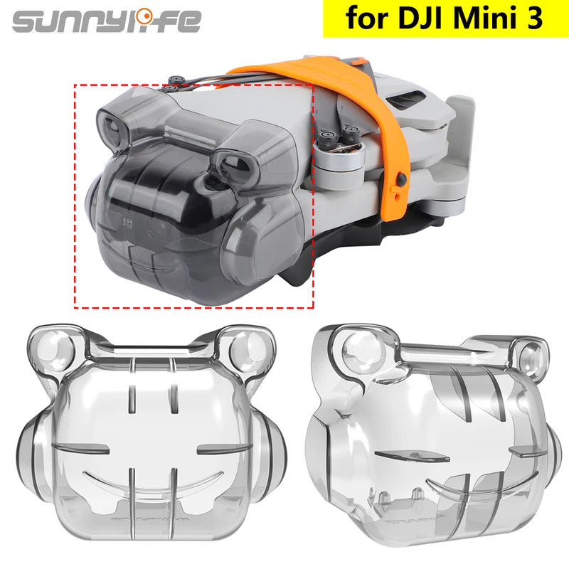 Drone Camera Case - Sunnylife ケース DJI Mini 3 レンズカバージンバルカメラプロテクター防塵レンズ保護キャップ