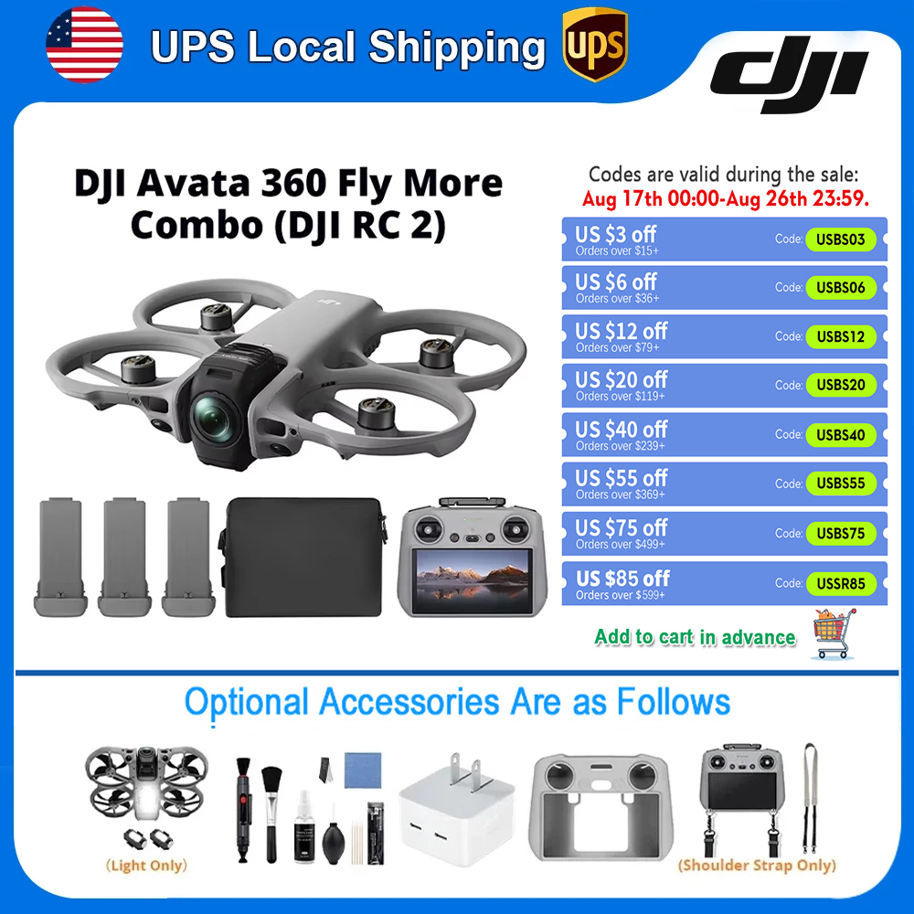 DJI Avata 360 Fly More Combo 4 - Drone Camera Vlog のレビューと価格