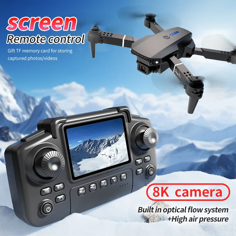 プロフェッショナル E88 プロドローン スクリーン付き 8 - Drone Camera Hd のレビューと価格