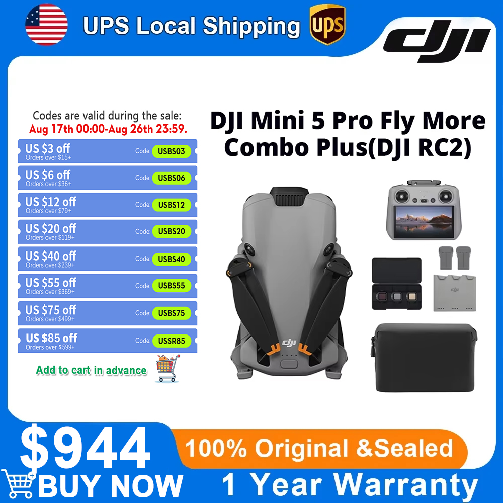 DJI Mini 5 Pro Fly More Combo  - Drone Camera Vlog のレビューと価格