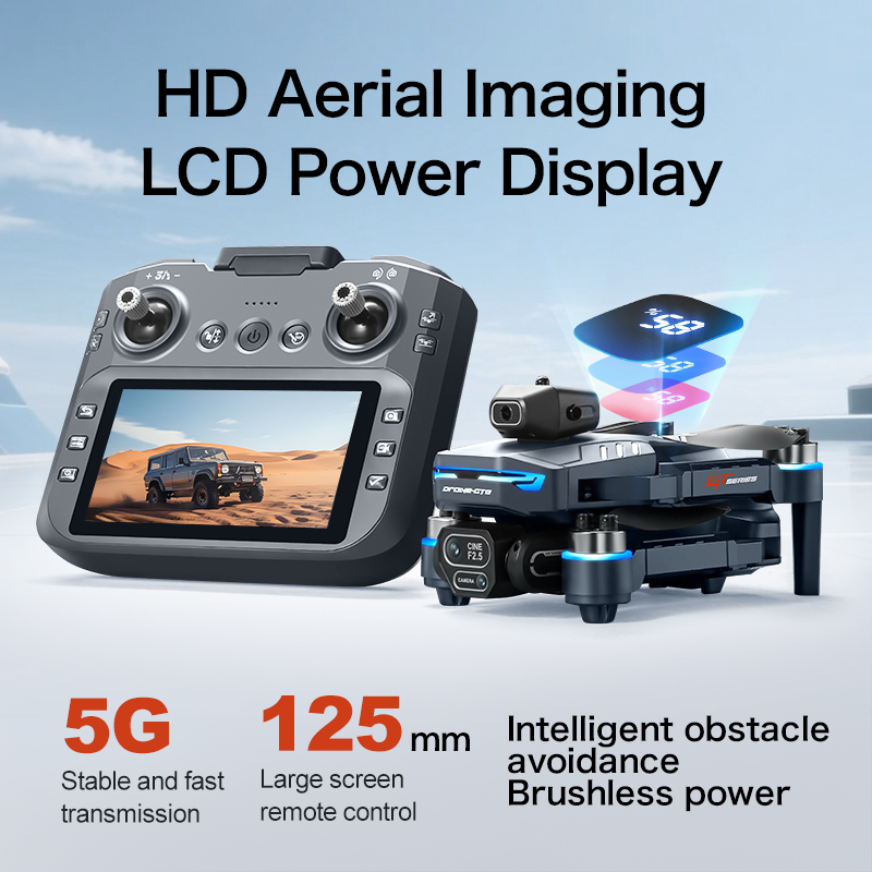 GT8 障害物回避空中ドローン – 大画面リモコン付き HD - Drone Camera Hd のレビューと価格