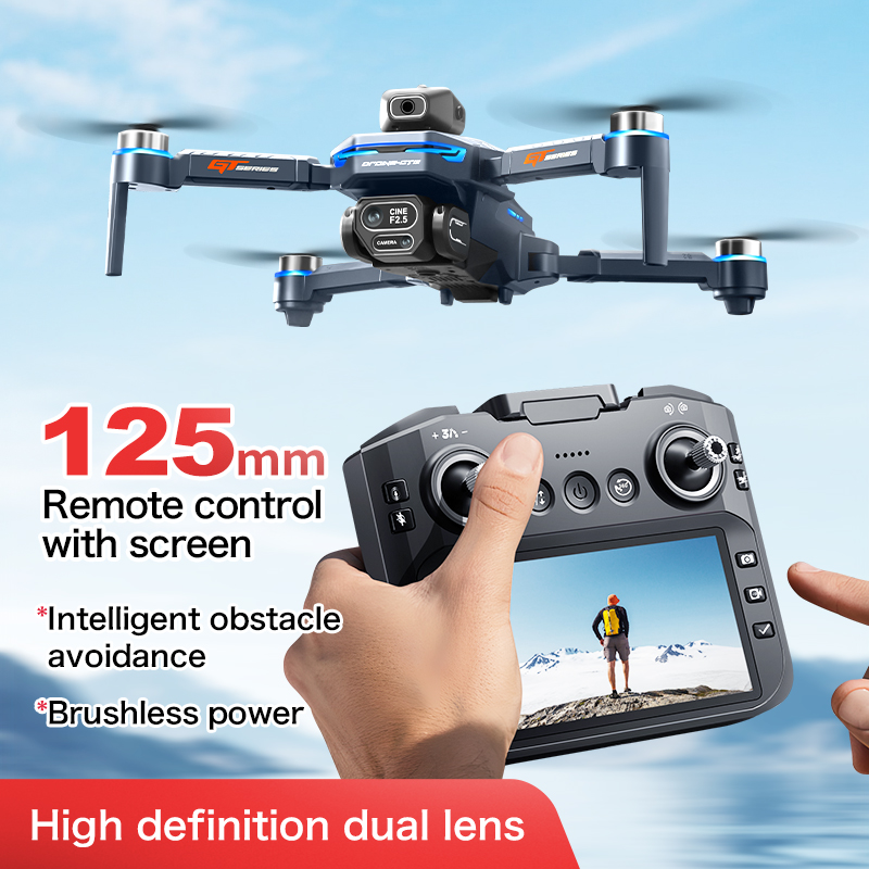 GT8 障害物回避空中ドローン – 大画面リモコン付き HD - Drone Camera Hd のレビューと価格